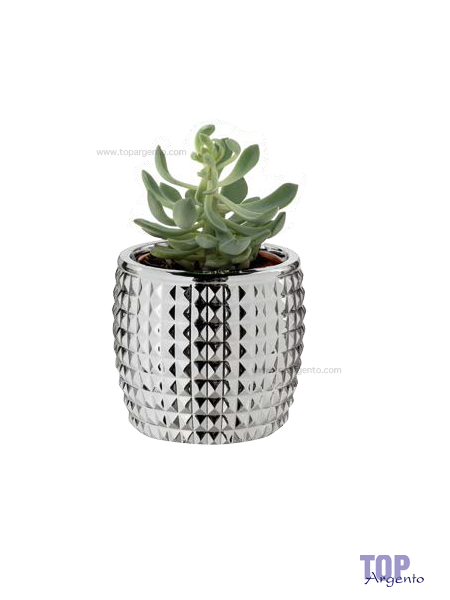 Bomboniere Bongelli vasetto diamante color argento ME1573