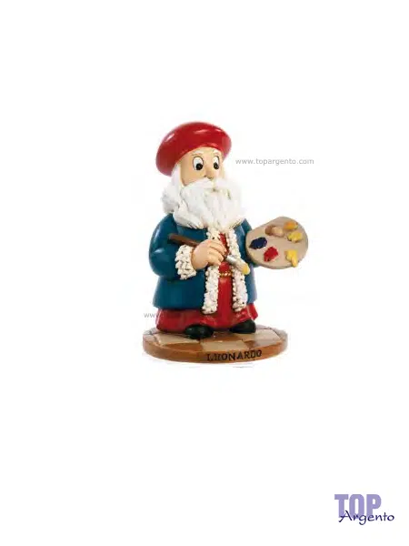 Statuetta Leonardo Resina Paben PB15875
