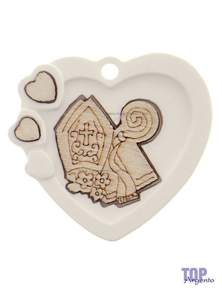 Gesso Cuore Cresima ETM Bomboniere 08A050