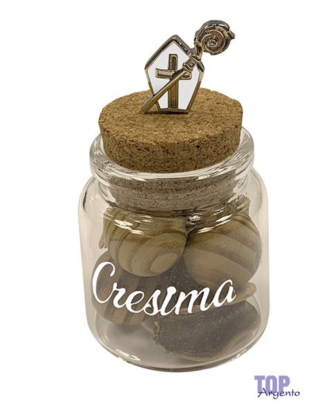 Barattolo Portaconfetti Cresima ETM Bomboniere 12A018