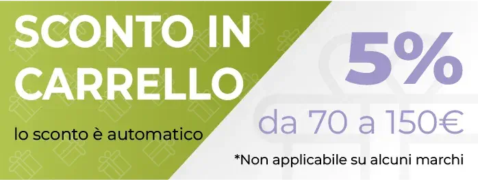 sconto 5% w