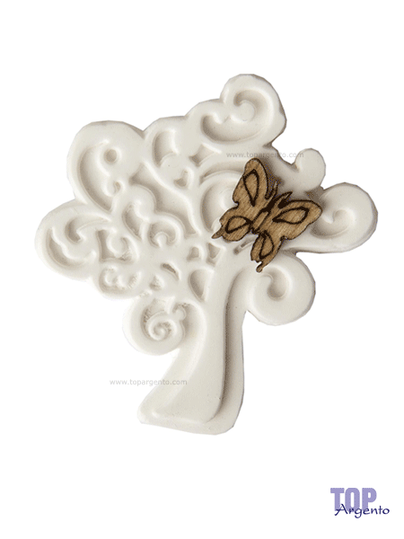 Etm Bomboniere Accessori Gesso Albero Farfalla