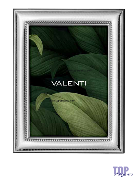 Valenti Argenti Cornice Lucida Cordino Centrale 6x9