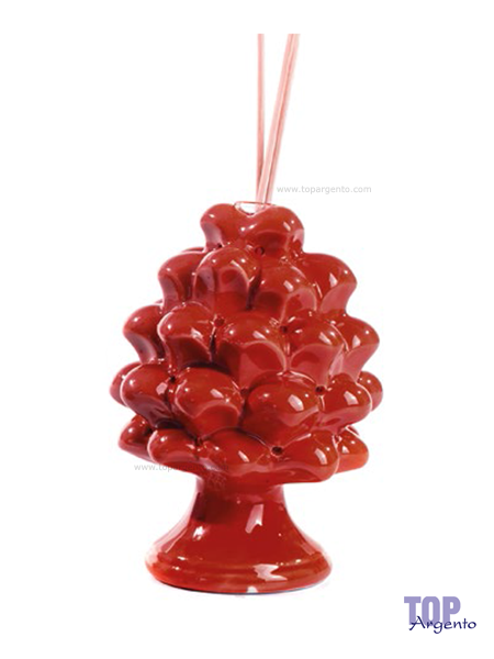 Paben Pigna Porcellana Luce Profumatore Diffusore Rosso