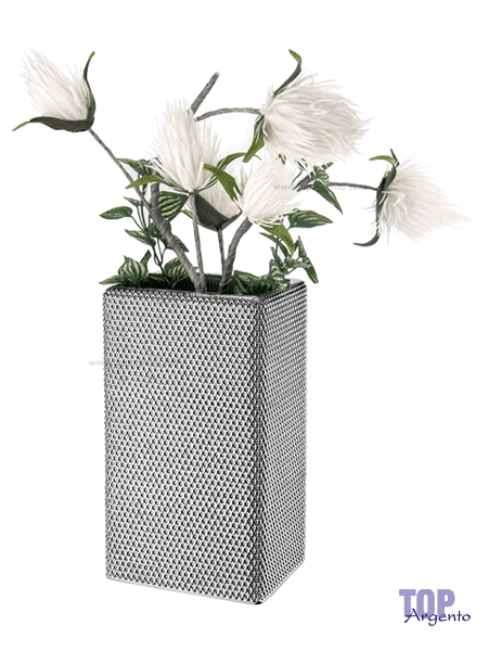 Bongelli vaso sfere argentato h30 ME1397