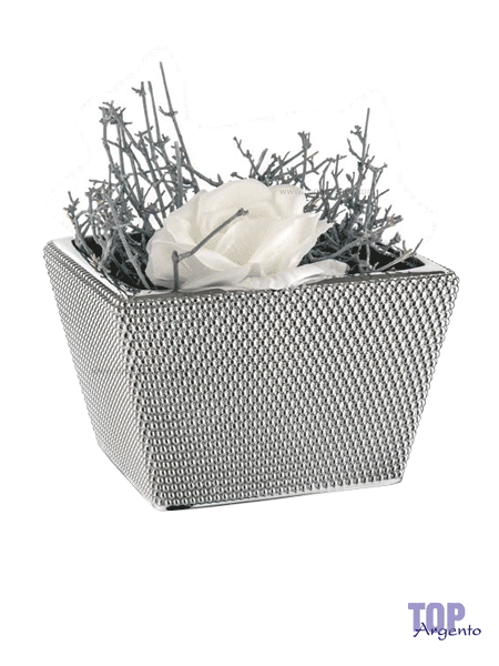 Bongelli centrotavola design sfere argentato ME1400