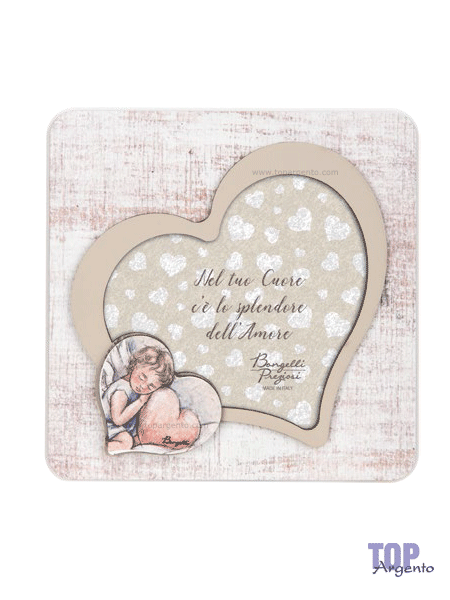 Bongelli Preziosi Portafoto Angelo Cuore Shabby