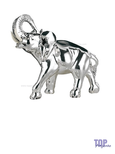 Bongelli elefante argentato maxi 25x25 ME397