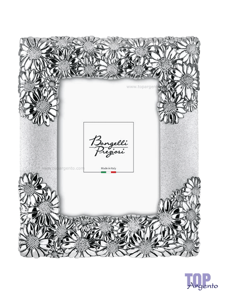 Bongelli portafoto design margherite argentato 15x20 ME953