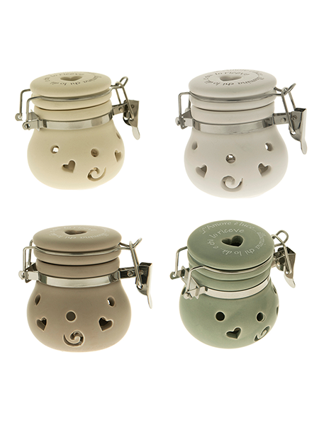 Bomboniere Barattolo Led Ceramica ETM 02A065