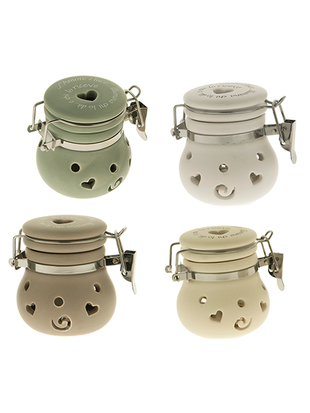 Bomboniere Barattolo Led Ceramica ETM 02A066