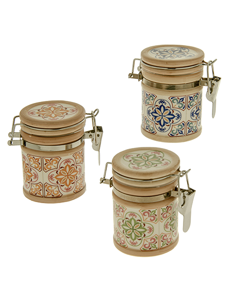 Bomboniere Barattolo Portaconfetti Maioliche Ceramica ETM 02A068