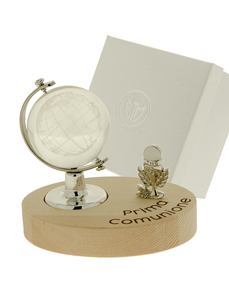 bomboniera mappamondo comunione ETM 07A079