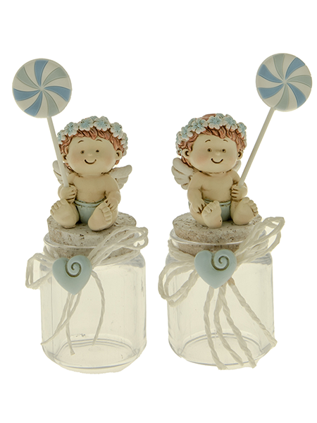 ETM Barattolo portaconfetti angeli 04A177