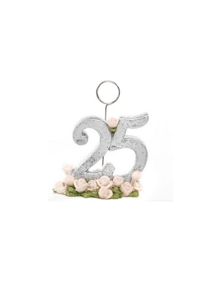 Clip Portafoto Nozze Argento Paben PB14518