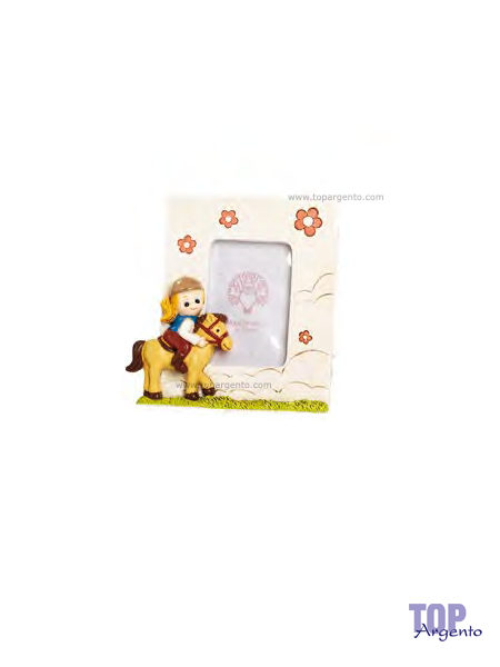 Portafoto Bimba Cavallo Resina Paben PB17400