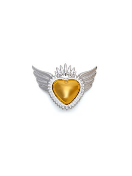 Cuore Oro Base Argento Sequenze SQ1465-3S