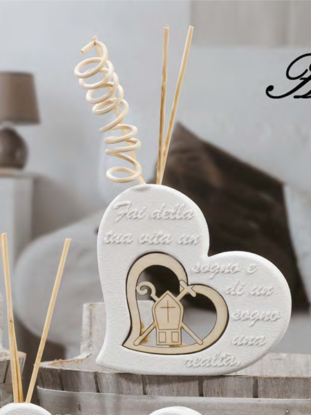 Profumatore Cuore Cresima Dolcicose NG21012
