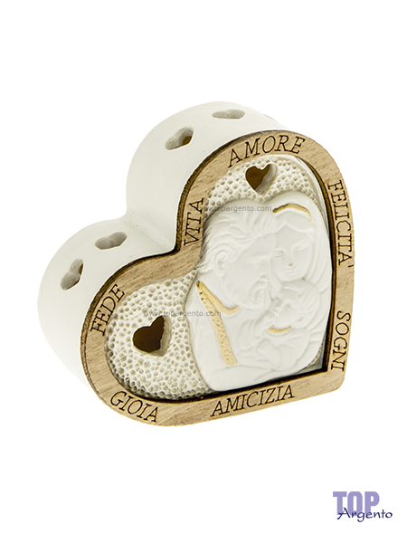 Led Cuore Sacra Famiglia ETM Bomboniere 04A138