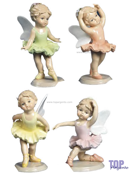 Statuetta Ballerina Porcellana Navel Paben PB9570