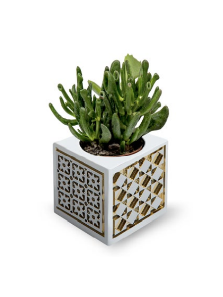 Vasetto Portapianta Mediterranea Sequenze MA0189DG