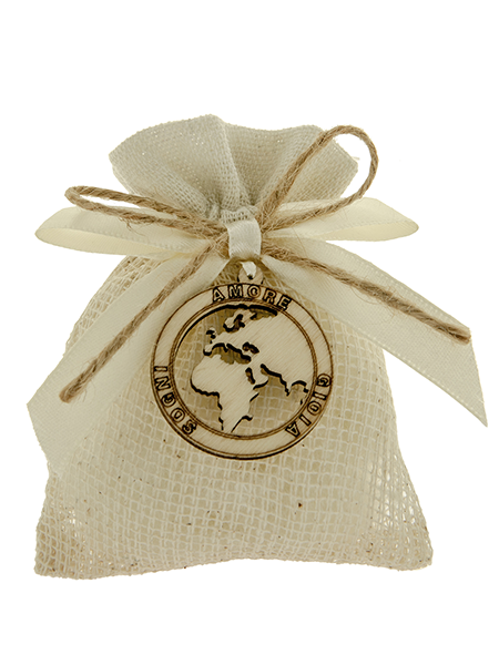ETM Sacchetto Beige Planisfero C2527