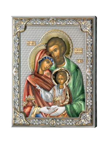 Icona Bizantina Sacra Famiglia Valenti VL81357_3LCOL