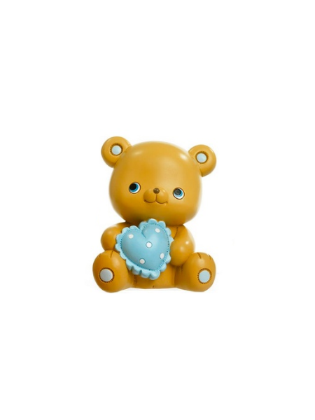 Orsetto Cuore Celeste Paben PB18601