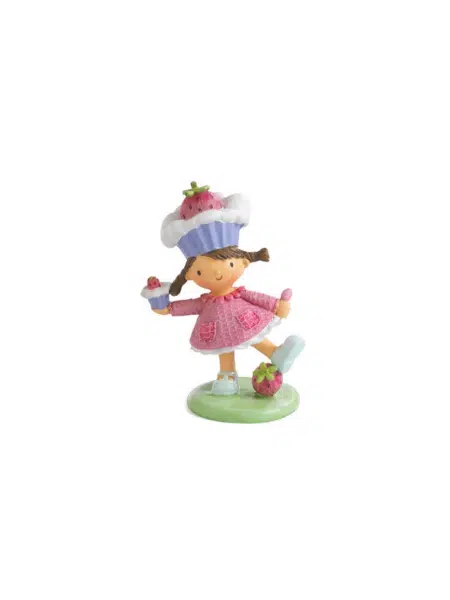 bambina fragola bomboniera paben PB19307