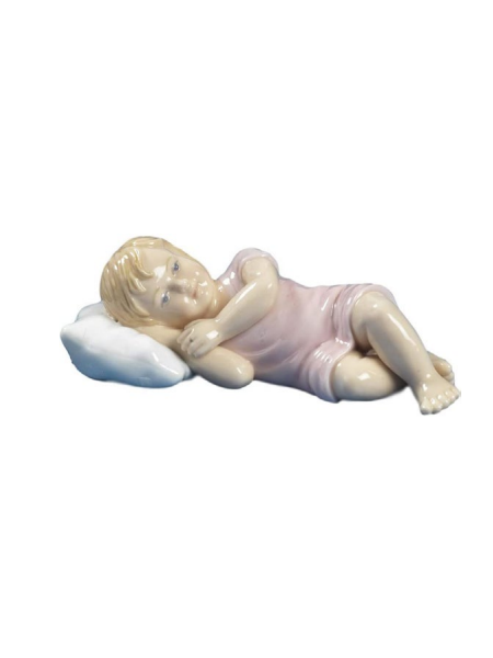 bambino sdraiato cuscino bomboniere paben PB9989