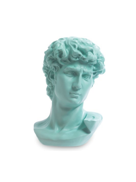 busto bomboniera celeste paben PB19025