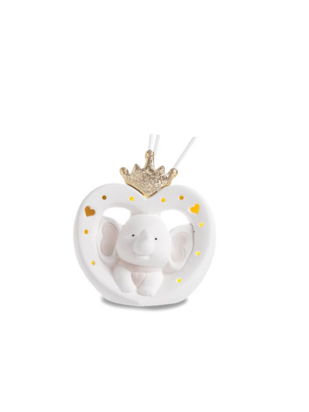 cuore elefantino bomboniera led paben PB19255