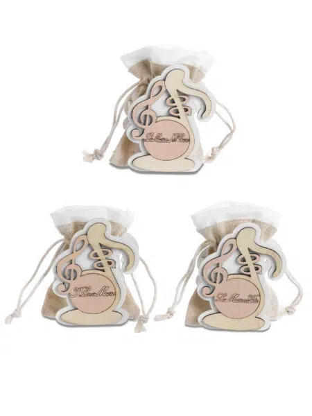 Sacchetto Nota Musicale Bomboniere Paben PB19450