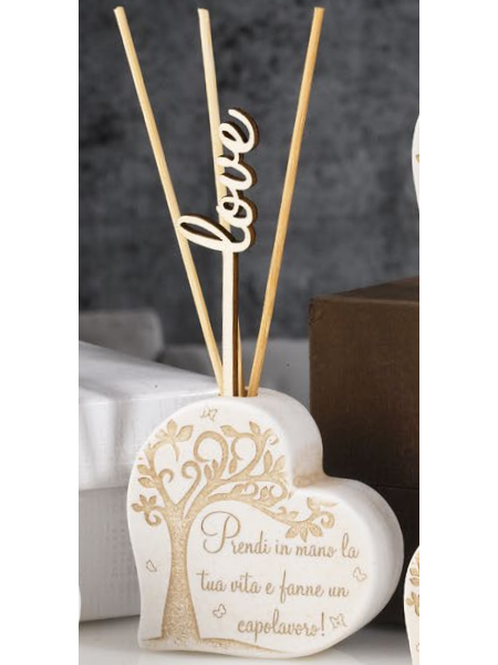 bomboniere profumatore cuore dolcicose NG23593