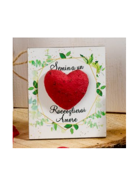 bomboniere quadretto cuore dolcicose NG23448