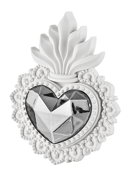 cuore argentato bomboniere bongelli 2366 BI AG