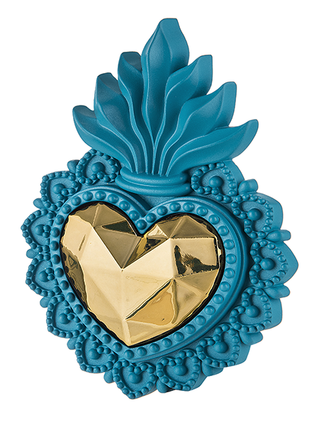 cuore argentato bomboniere bongelli 2366 BL OR