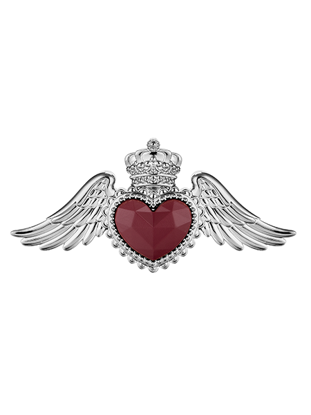 cuore con ali bomboniere bongelli 2367 AG RS