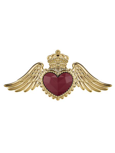 cuore con ali bomboniere bongelli 2367 OR RS
