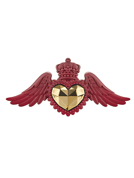 cuore con ali bomboniere bongelli 2367 RS OR