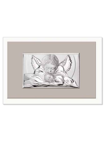 quadro angelo custode argento valenti 81491