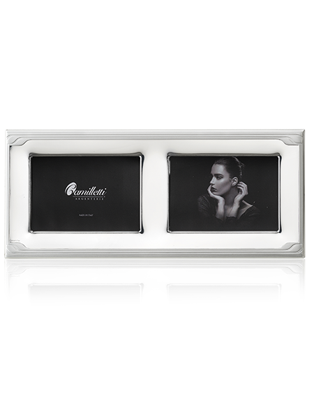 cornice argento classica doppia camilletti 185576