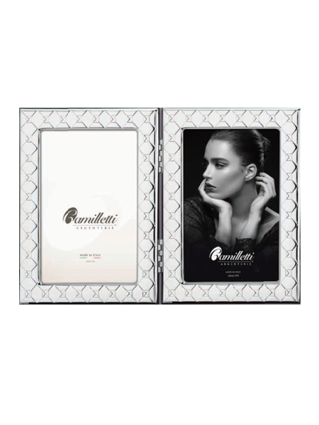 cornice doppia argento camilletti 185821