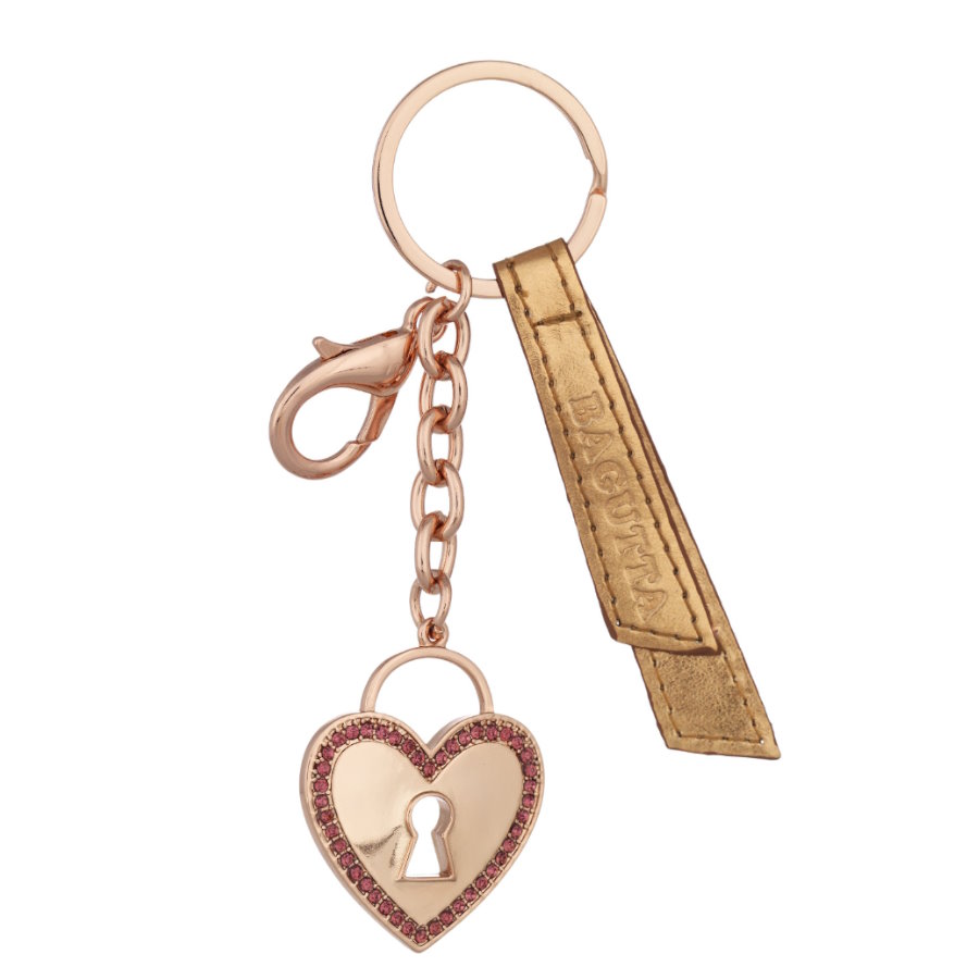 Bagutta Portachiavi Cuore Oro Rosa 1930-02R