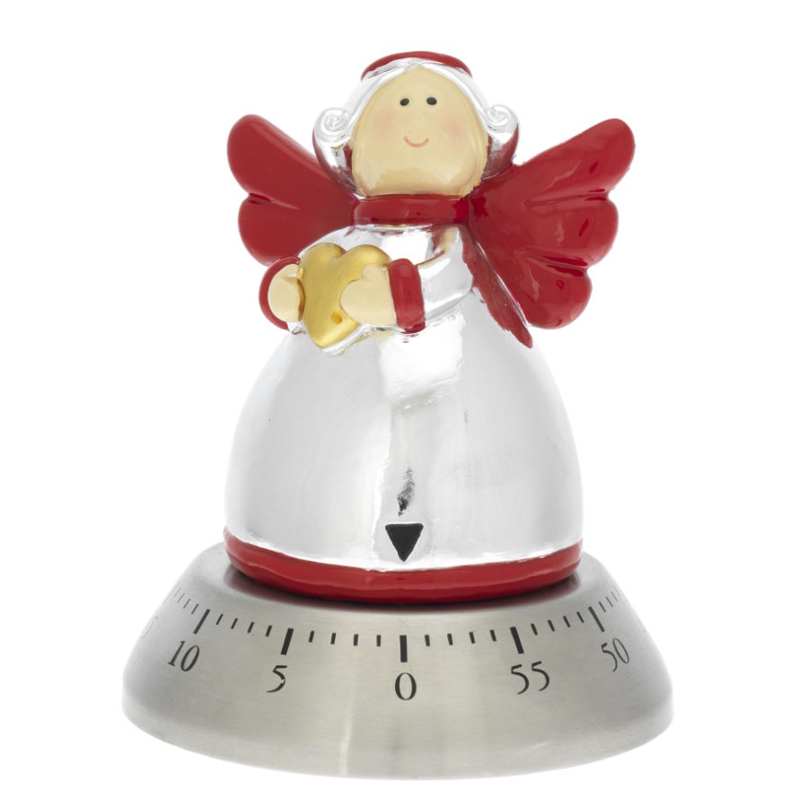 Bagutta Timer Con Angelo Argento Rosso N 8564-03