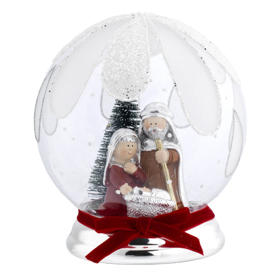 Bagutta Sfera Gocce Con Alberelli Led E Presepe N 8574-02 AR