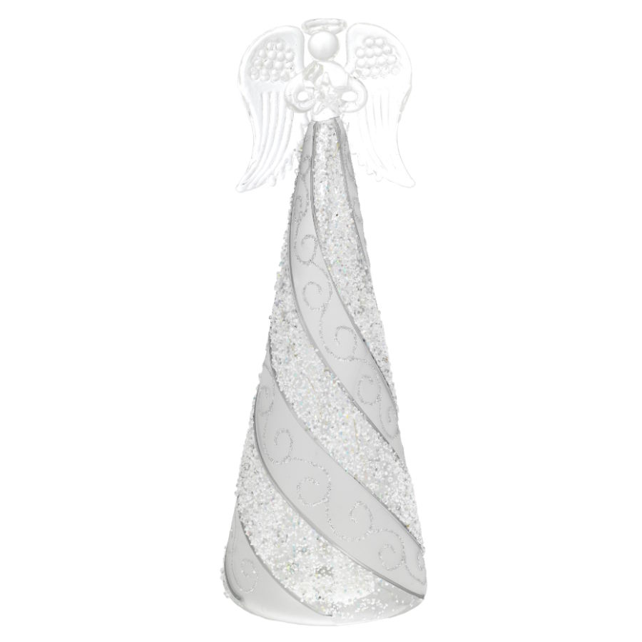 Bagutta Angeli Conici Onde Glitterate Argento N 8577-07