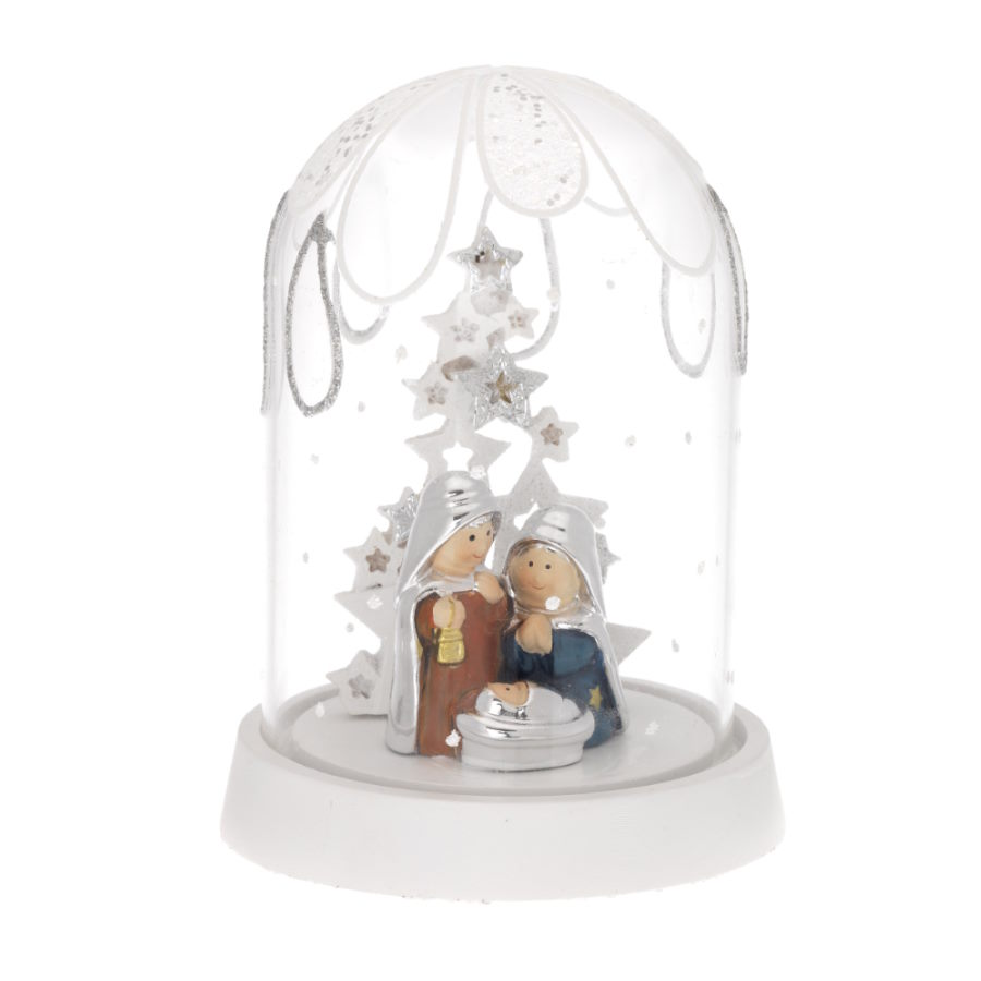 Bagutta Cupola Con Albero Stilizzato E Presepe N 8583-01