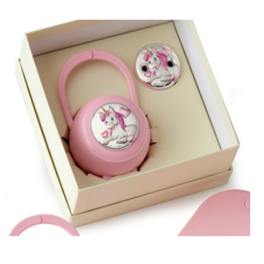 THILIA CONF. SCAT.+PINZA ROSA UNICORN 452845