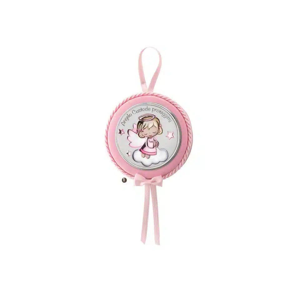 Thilia capoculla con carillon rosa cod. 452983